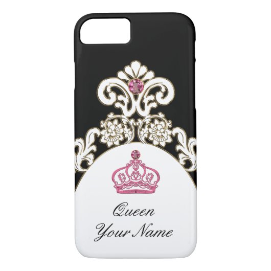 Royal Monogram Monarchy Crown Case-Mate iPhone Case (Achterkant)