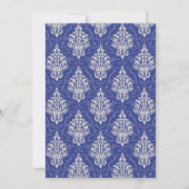 Royal Monogram Paren Trouwdouche Uitnodiging (Achterkant)