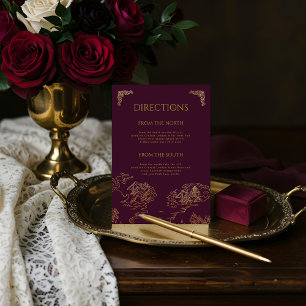 Royal Muse Medieval Fantasy Old Wereldkaart Weddin Informatiekaartje