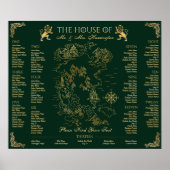 Royal Muse Medieval Fantasy Wedding Map 13 Zitplaa Poster (Voorkant)