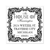 Royal Muse middeleeuwse fantasie bloeien  Zelfinktende Stempel (Design)