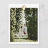 Royal Muse middeleeuwse fantasie foto Dank u Feestdagenkaart (Voorkant)