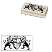 Royal Muse middeleeuwse fantasie leeuw embleem bru Rubberstempel (Gestempeld)