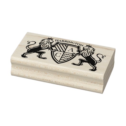 Royal Muse middeleeuwse fantasie leeuw embleem bru Rubberstempel (Stempel)
