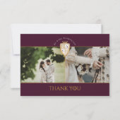 Royal Muse Middeleeuwse Fantasy Shield Bloemen Huw Bedankkaart (Voorkant)