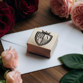 Royal Muse middeleeuwse kroon monogram crest bruil Rubberstempel