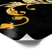 Royal Music Note luxe Perfect Poster (Hoek)