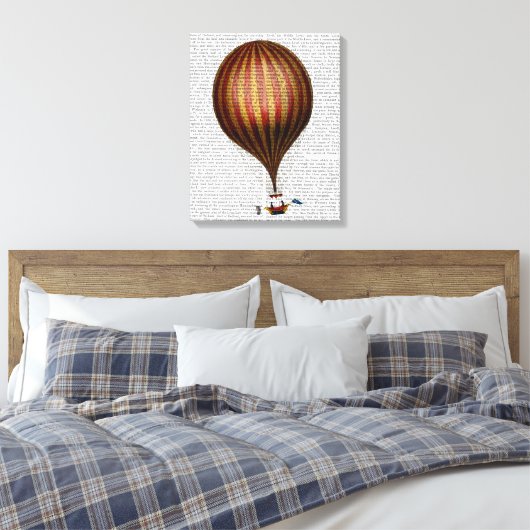 Royal Nassau-ballon Hot Air Ballon Canvas Afdruk (Insitu (Slaapkamer))