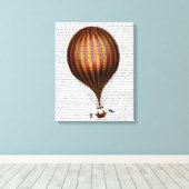 Royal Nassau-ballon Hot Air Ballon Canvas Afdruk (Insitu (Houten vloer))