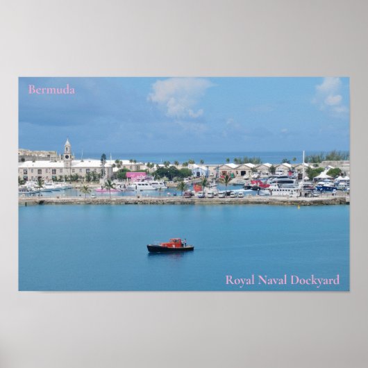Royal Naval Dockyard, Bermuda Poster (Voorkant)