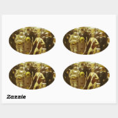 Royal Naval Exhibition 1891 Magic Lantern Slide Ovale Sticker (Vel)