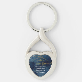 Royal Navy Gold Retirement Award Plaque Custom Key Sleutelhanger