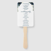 Royal Navy huwelijksprogramma Fan Handwaaier (Achterkant)