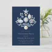 Royal Navy Office Corporate Christmas Party Kaart (Staand voorkant)