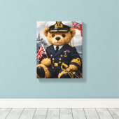 Royal Navy Richard Canvas Afdruk (Insitu (Houten vloer))