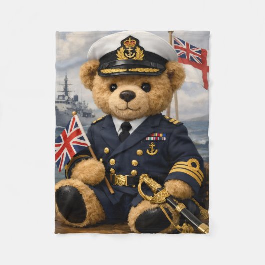 Royal Navy Richard Fleece Deken (Voorkant)