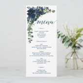 Royal Navy Trouwmenu Kaarten Tafeldecor (Staand voorkant)