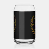 "Royal NMKY-embleem – Monogram M-topontwerp" Blikvorm Glas (Rechts)