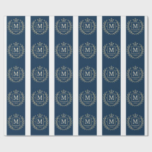 "Royal NMKY-embleem – Monogram M-topontwerp" Cadeaupapier