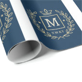 "Royal NMKY-embleem – Monogram M-topontwerp" Cadeaupapier (Rol Hoek)