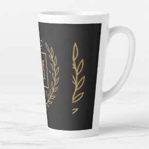 "Royal NMKY-embleem – Monogram M-topontwerp" Latte Mok