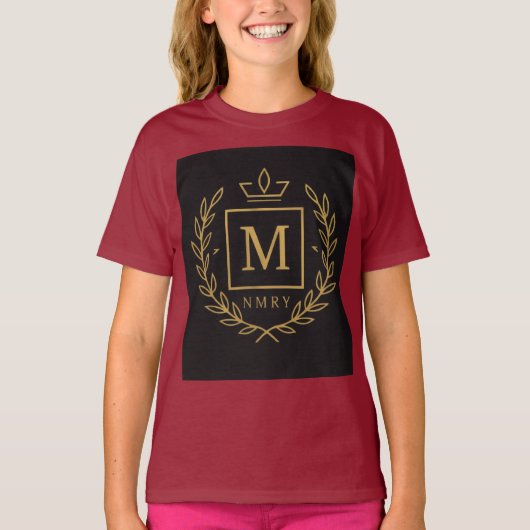 "Royal NMKY-embleem – Monogram M-topontwerp" T-shirt (Voorkant)