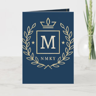 "Royal NMKY-embleem – Monogram M Wapenschild Ontwe Kaart