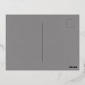 "Royal NMKY Emblem – Monogram M Crest Design" Folie Feestdagen Briefkaart (Achterkant)