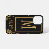 "Royal NMKY Emblem – Monogram M Crest Design" iPhone Hoesje (Achterkant horizontaal)