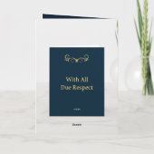 "Royal NMKY Emblem – Monogram M Crest Design" Kaart (Achterkant)