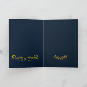 "Royal NMKY Emblem – Monogram M Crest Design" Kaart (Binnen)