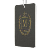 "Royal NMKY Emblem – Monogram M Crest Design" Luchtverfrisser (Links)