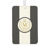 "Royal NMKY Emblem – Monogram M Crest Design" Luchtverfrisser (Achterkant)