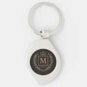 "Royal NMKY Emblem – Monogram M Crest Design" Sleutelhanger (Voorkant)
