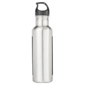 "Royal NMKY Emblem – Monogram M Crest Design" Waterfles (Achterkant)