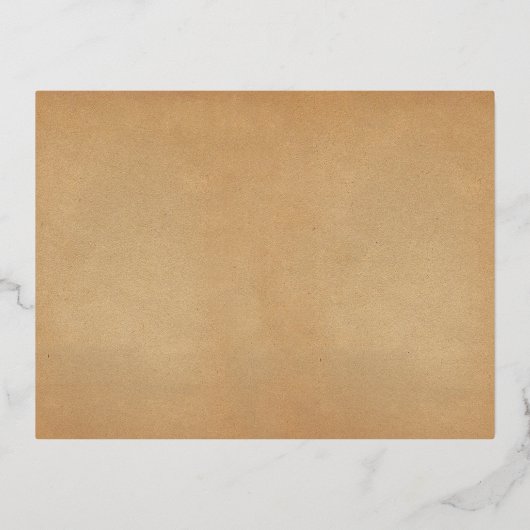 Royal Nouveau echte Folie bruiloft dank u kaart (Achterkant)