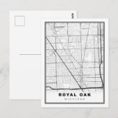 Royal Oak Kaart (Voorkant / Achterkant)
