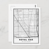 Royal Oak-kaart Briefkaart (Voorkant / Achterkant)