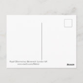 Royal Observatory Greenwich Briefkaart, London UK Briefkaart (Achterkant)