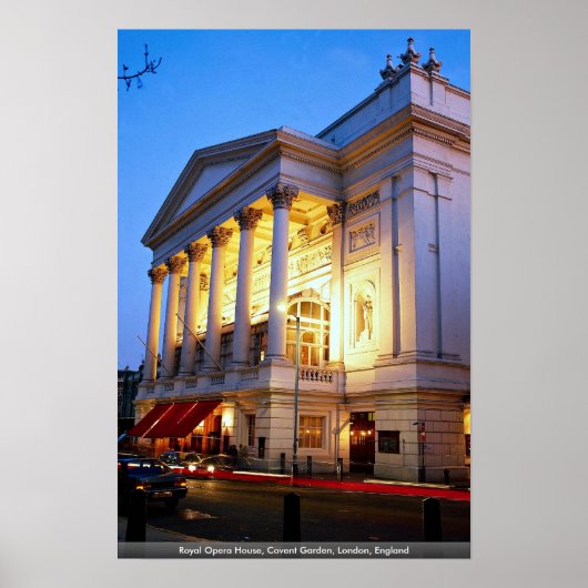 Royal Opera House, Covent Garden, Londen, Engeland Poster (Voorkant)