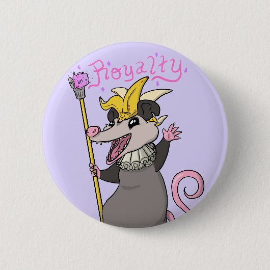 Royal Opossum Button (Voorkant)