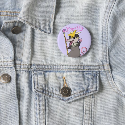 Royal Opossum Button (In situ)