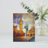 Royal Ostrich in Londen Briefkaart (Staand voorkant)
