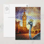 Royal Ostrich in Londen Briefkaart (Voorkant / Achterkant)