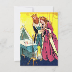 royal ouders and royal baby baby shower nodigen kaart