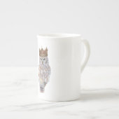 Royal Owl #1 Porselein Kop (Voorkant rechts)