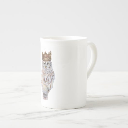 Royal Owl #1 Porselein Kop (Voorkant rechts)