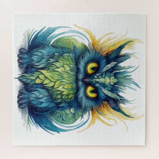 Royal Owl Fantasy Creature Puzzel (Horizontaal)