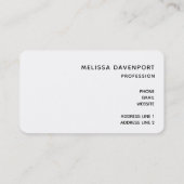 Royal Paars and Gold Agate Abstract Visitekaartje (Achterkant)