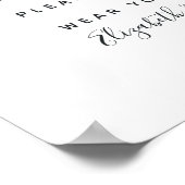 Royal Paars and Silver Floral Wedding Face-maskers Poster (Hoek)